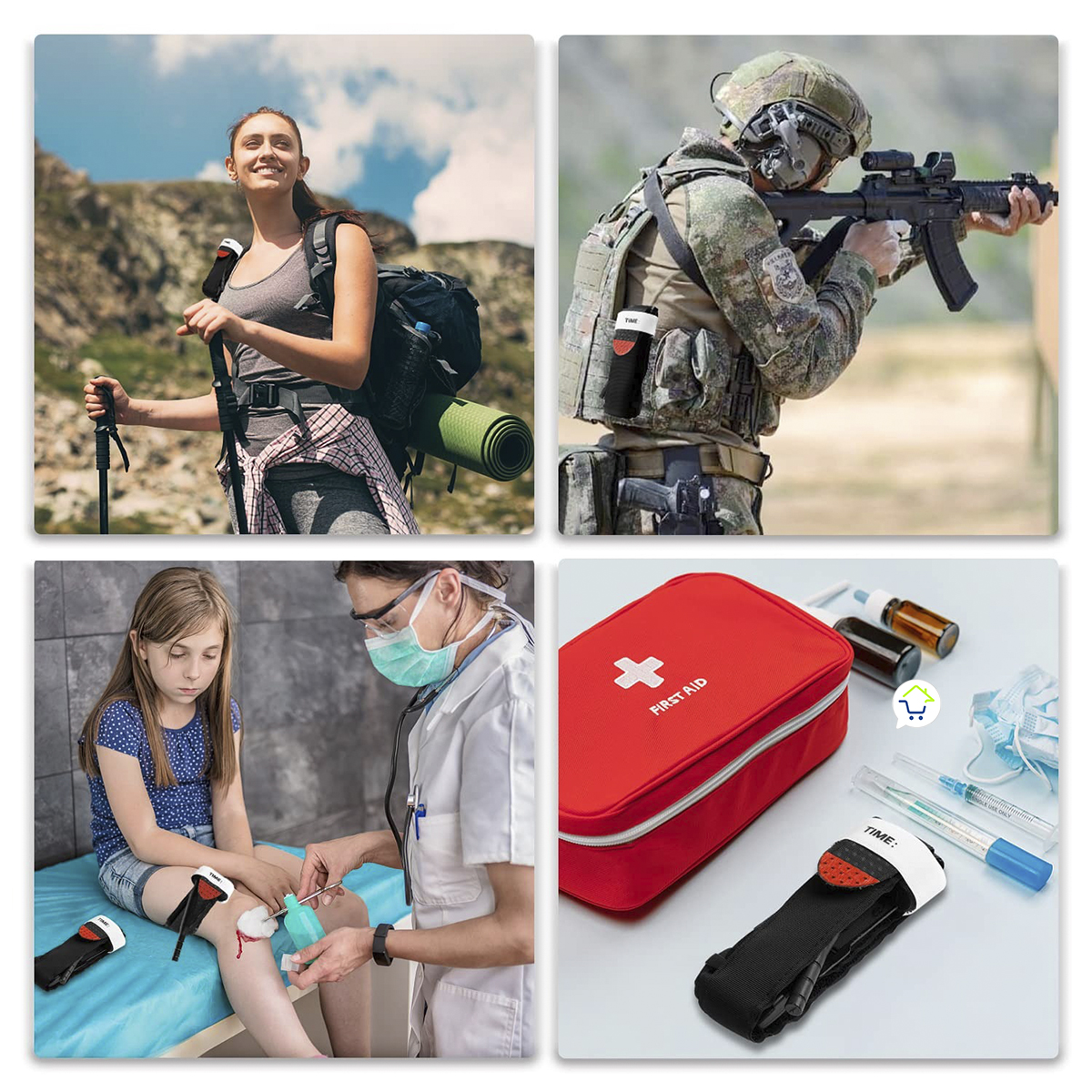 Miniatura 6 de Torniquete Médico Emergencia MK-004